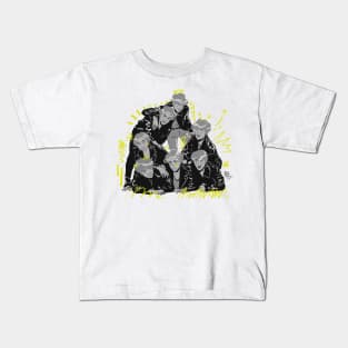 BTS B+W+YELLOW Kids T-Shirt